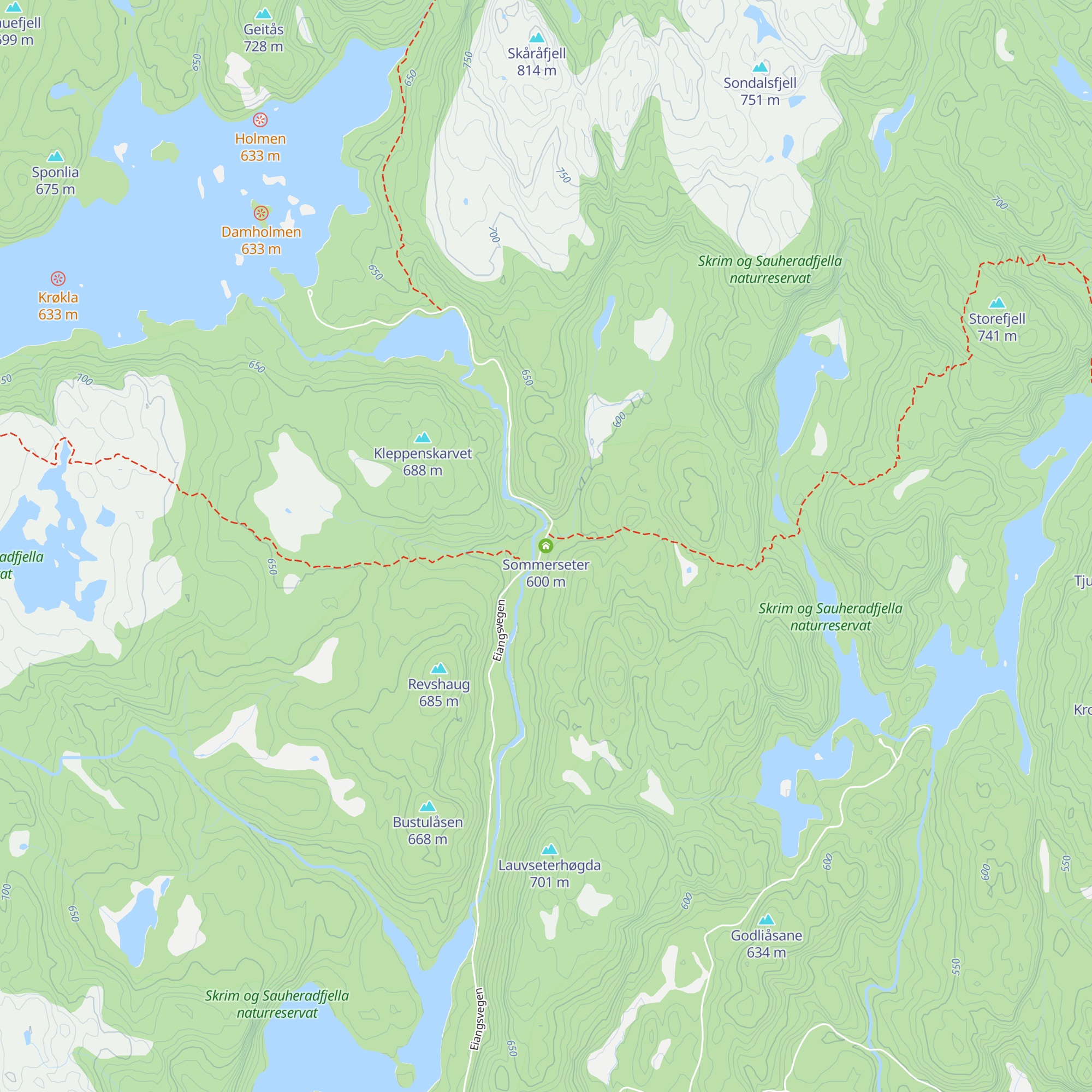 Sommerseter map