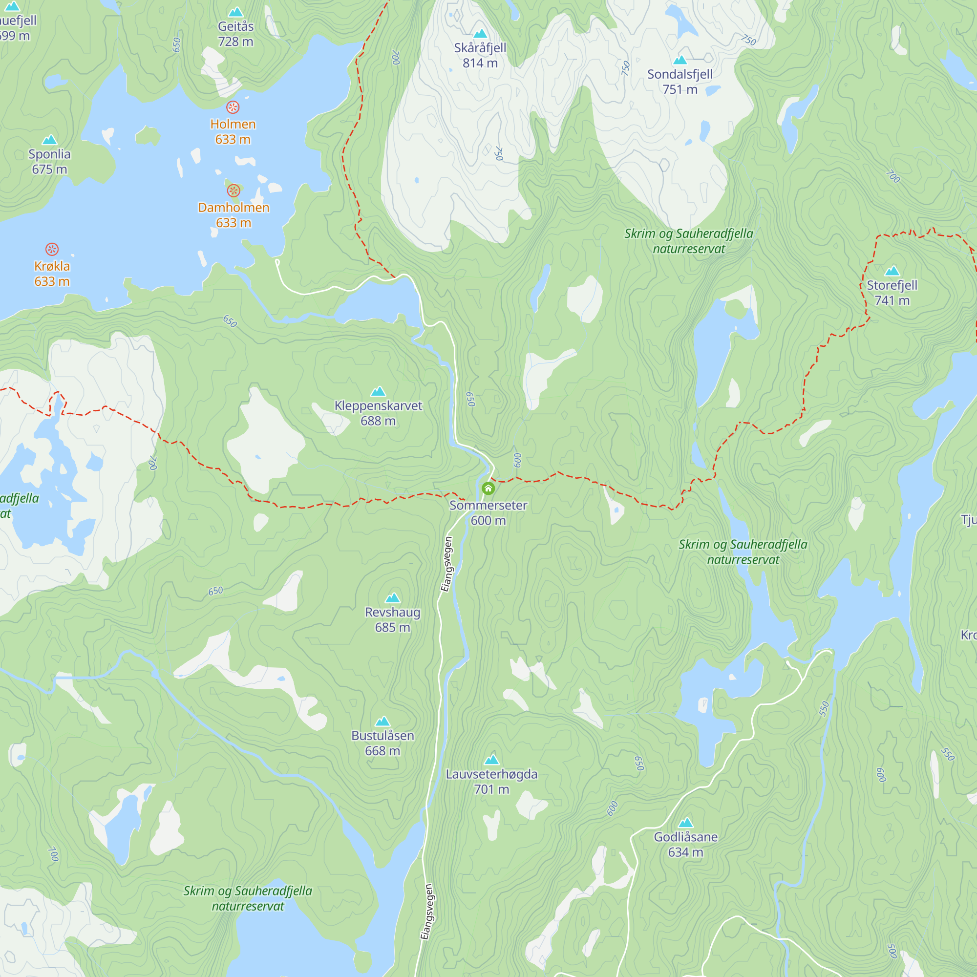 Sommerseter map