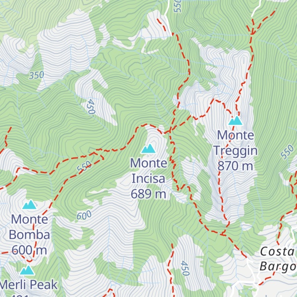 Map of Monte Incisa