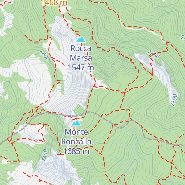Map of Monte Ciapa Liscia