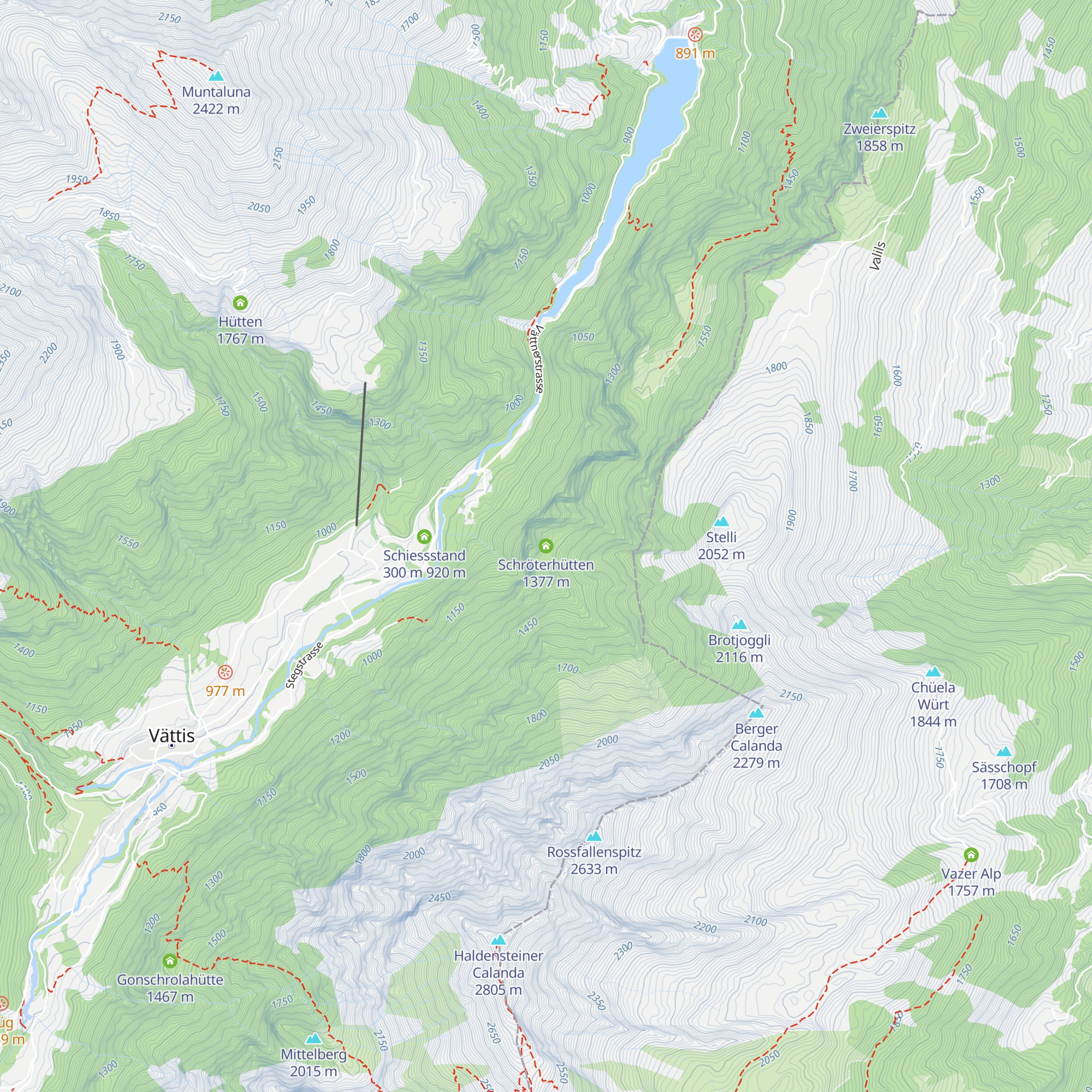 Schröterhütten map
