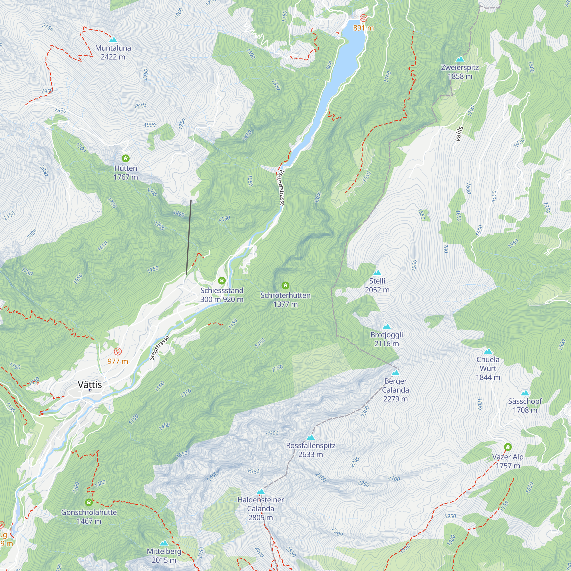 Schröterhütten map