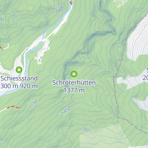 Map of Schröterhütten