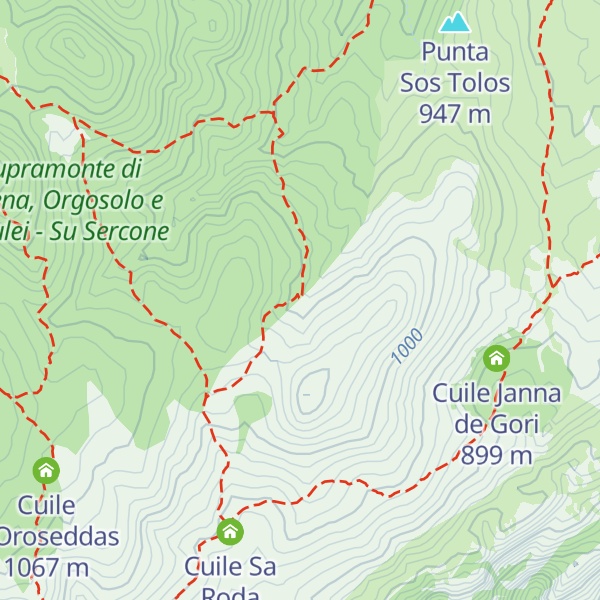Map of Cuile Sidarju