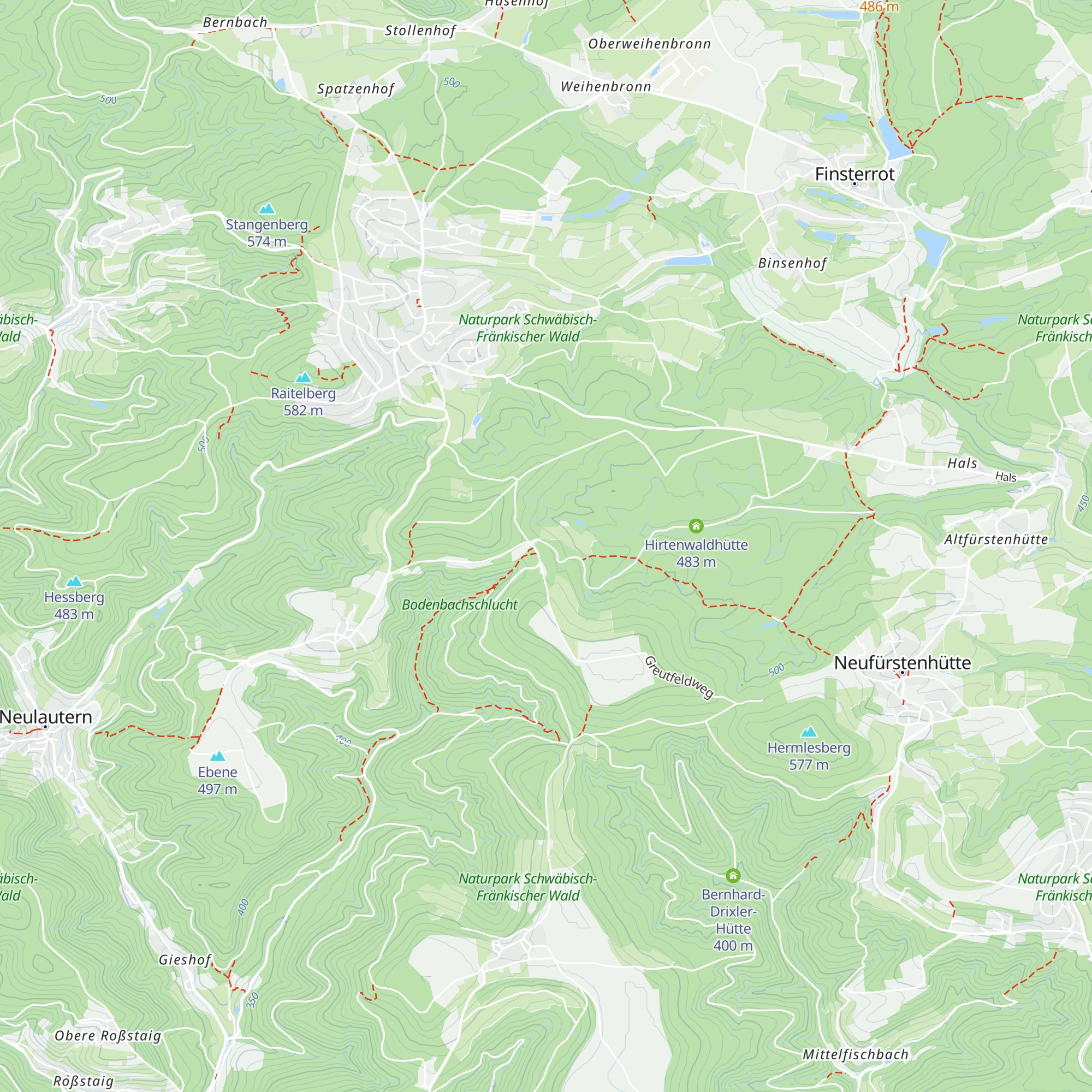 Jägerhütte map