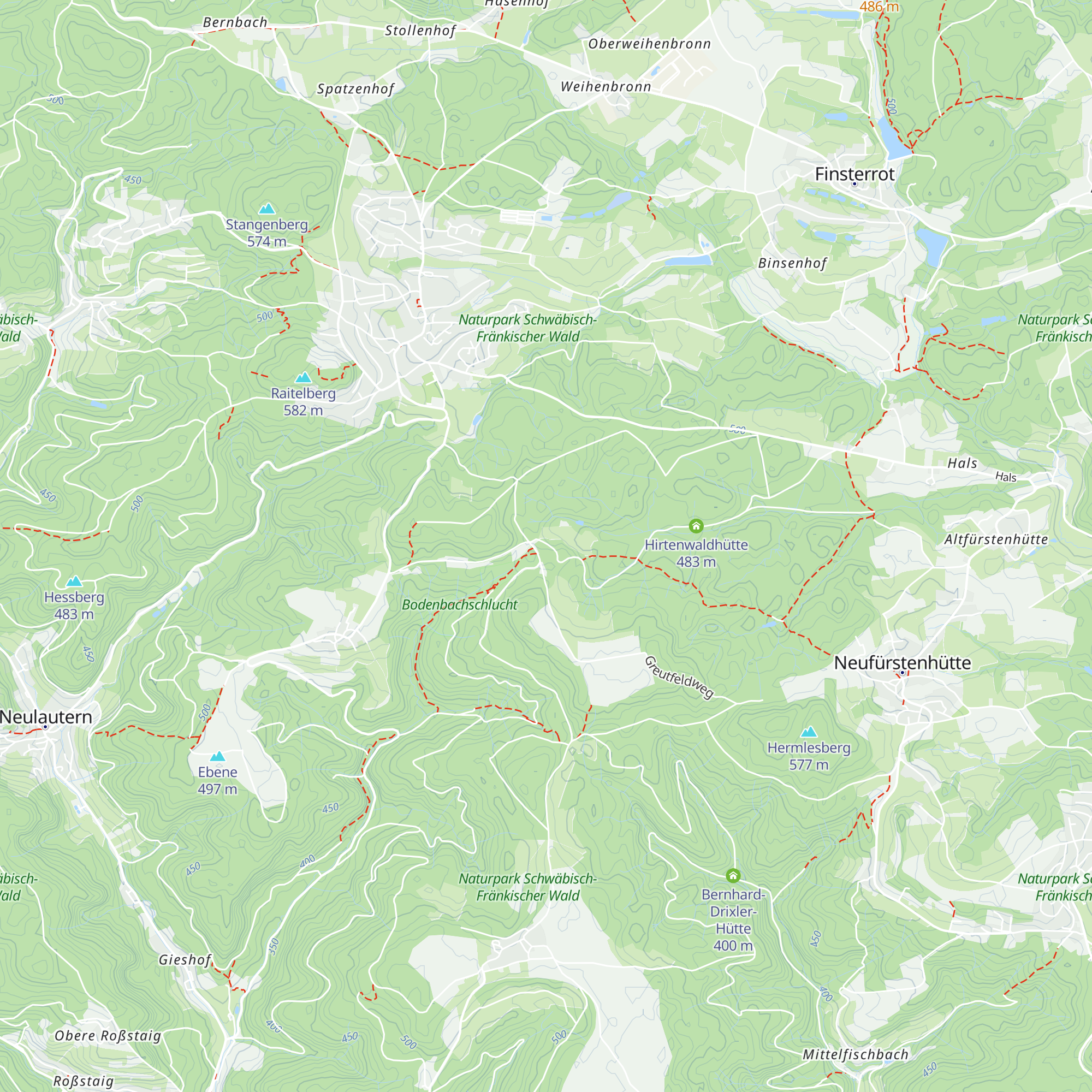 Jägerhütte map