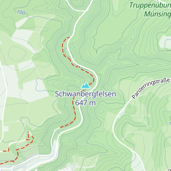 Map of Schwanbergfelsen