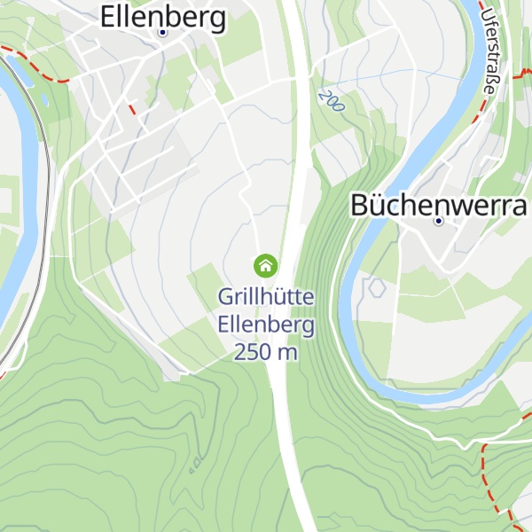 Map of Grillhütte Ellenberg