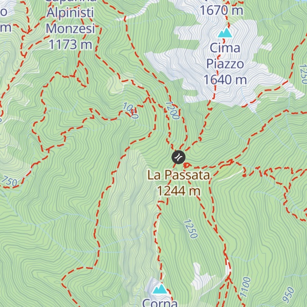 Map of Baita Garzada