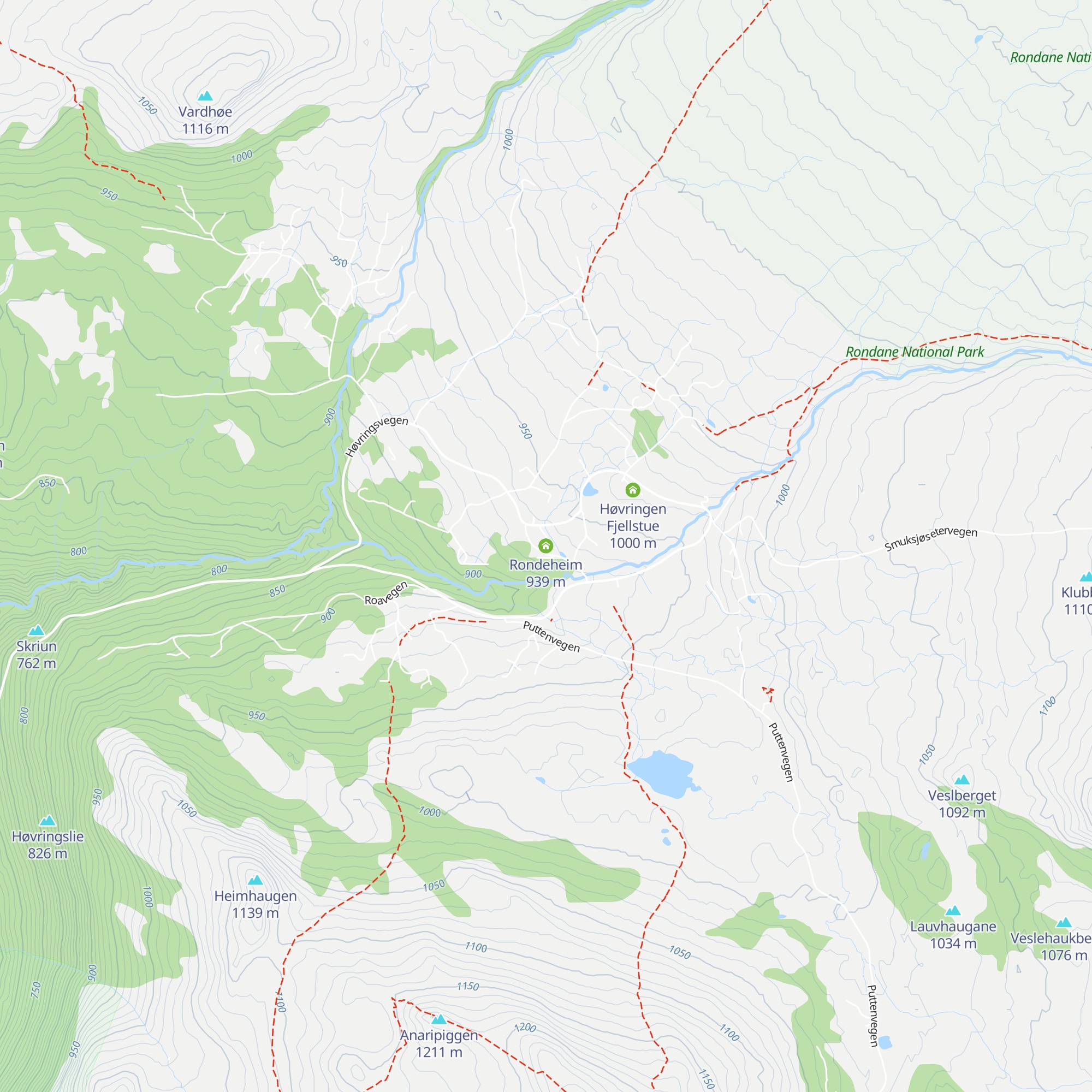 Rondeheim map