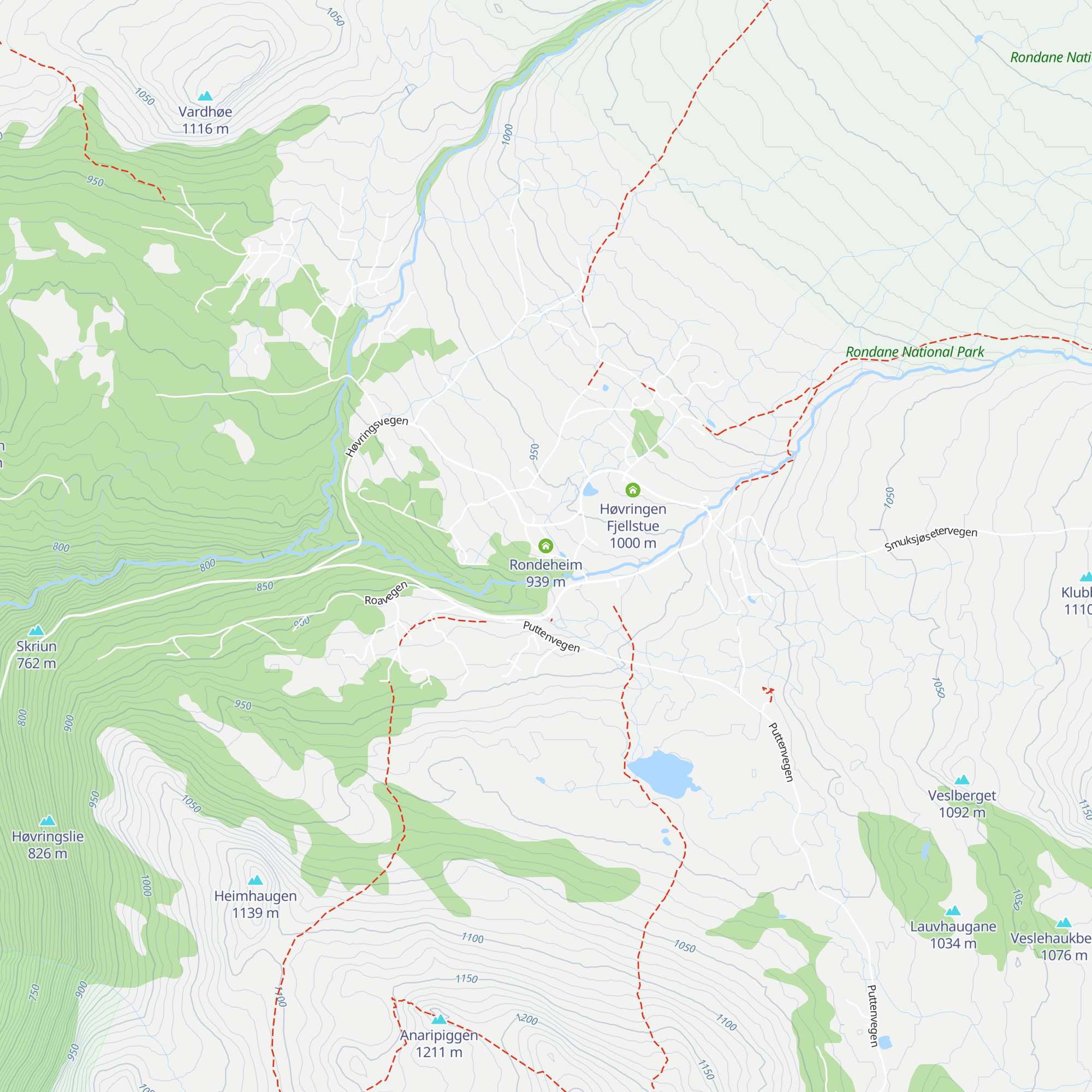 Rondeheim map