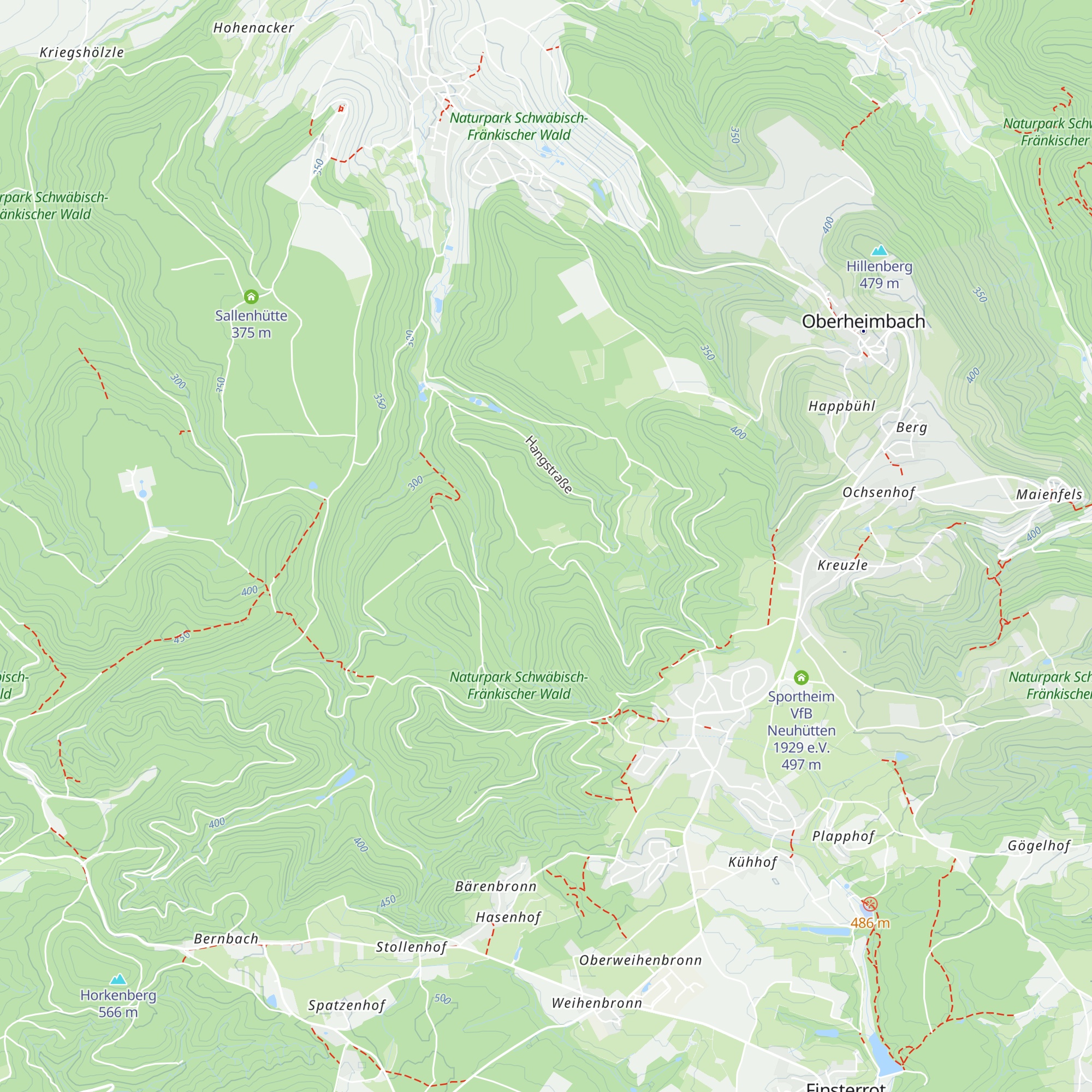 Aschhofenhütte map