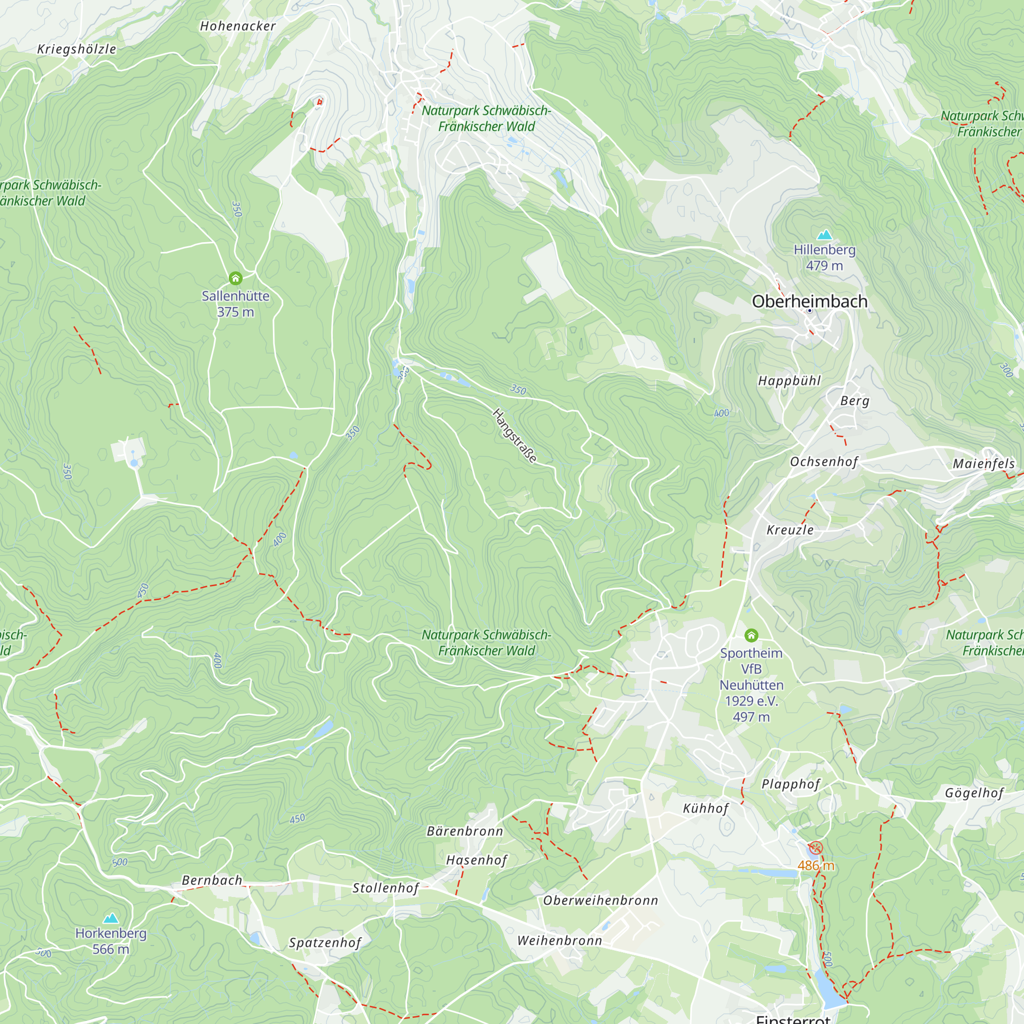 Aschhofenhütte map