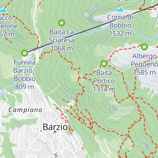 Map of Baita Masone