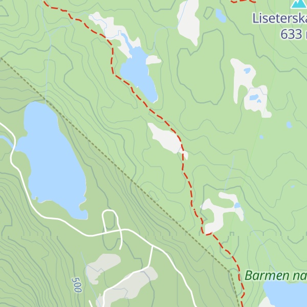 Map of Villingbuvannåsen