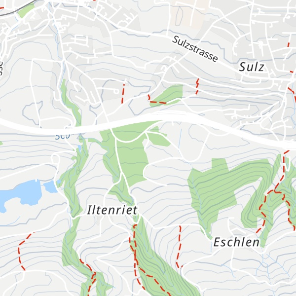 Map of Goldach Witen 25/50/300 m