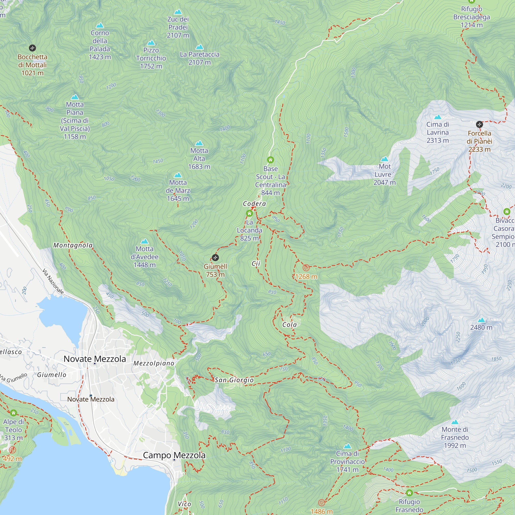 Cà di Piatt map