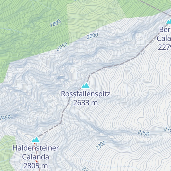Map of Rossfallenspitz