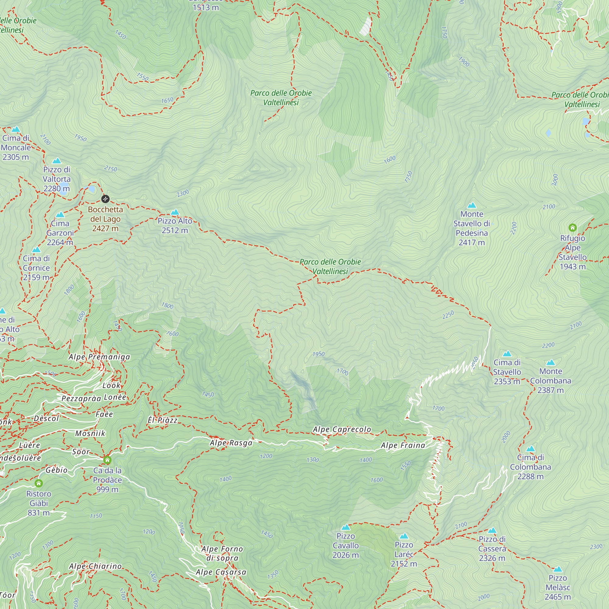 Bivacco di Taeggio map