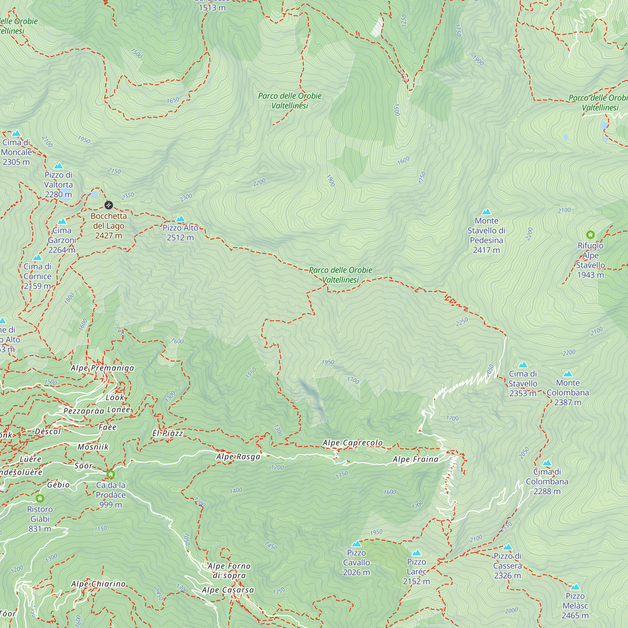 Bivacco di Taeggio map