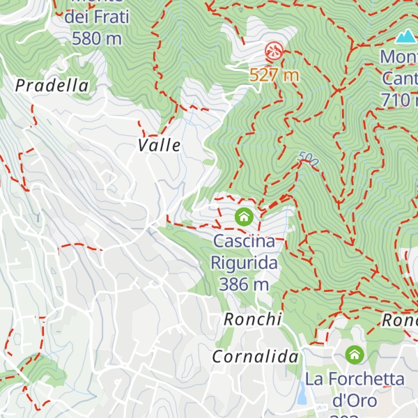 Map of Agriturismo Cascina Rigurida