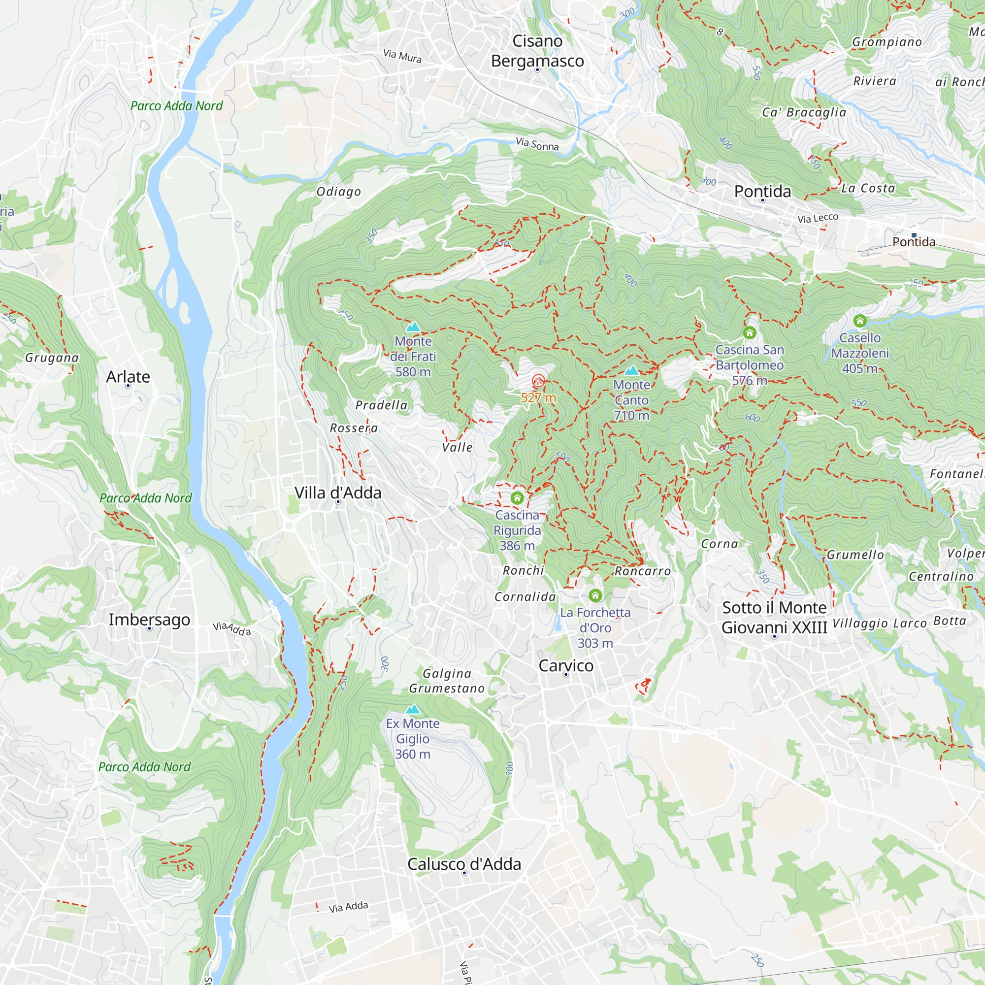 Agriturismo Cascina Rigurida map