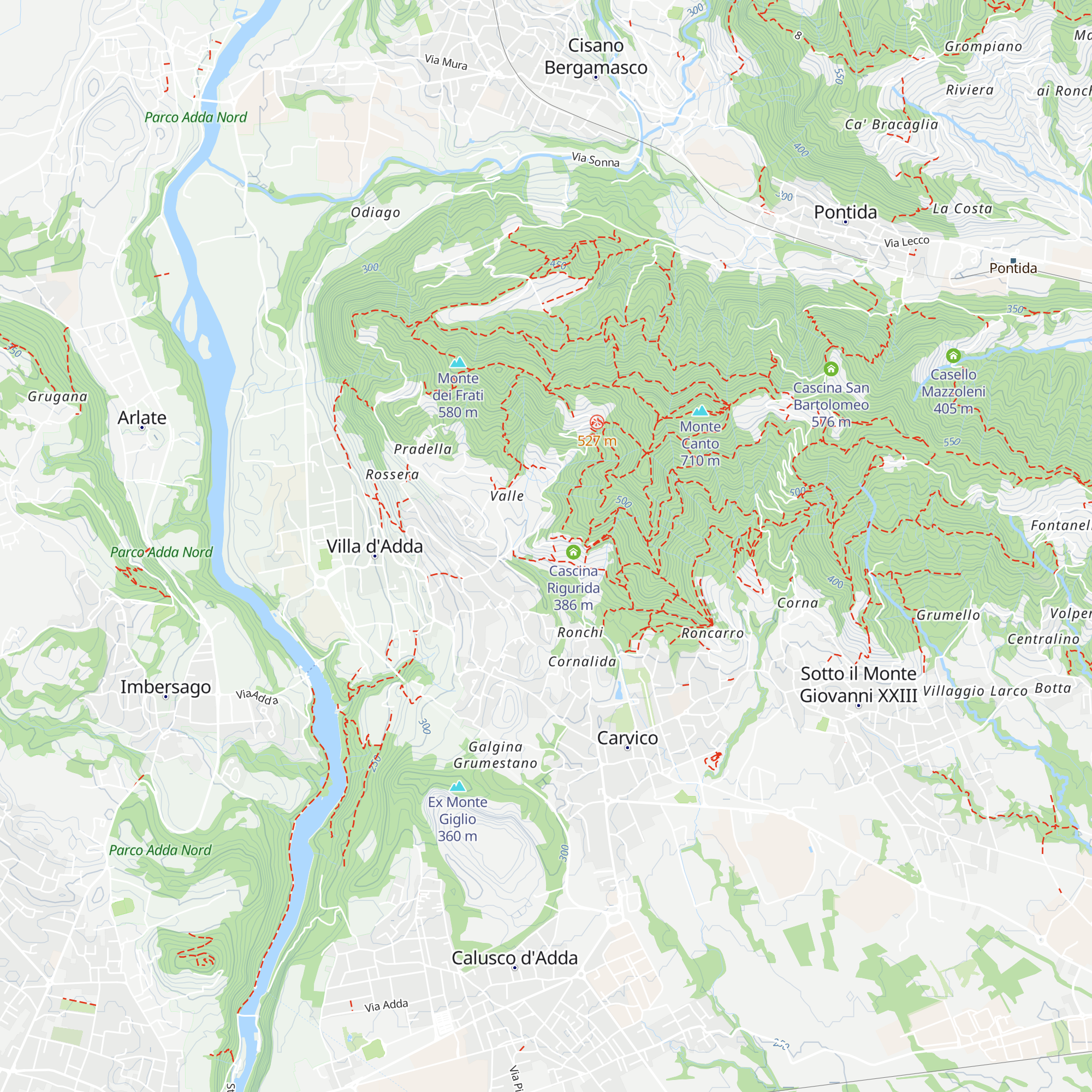Agriturismo Cascina Rigurida map