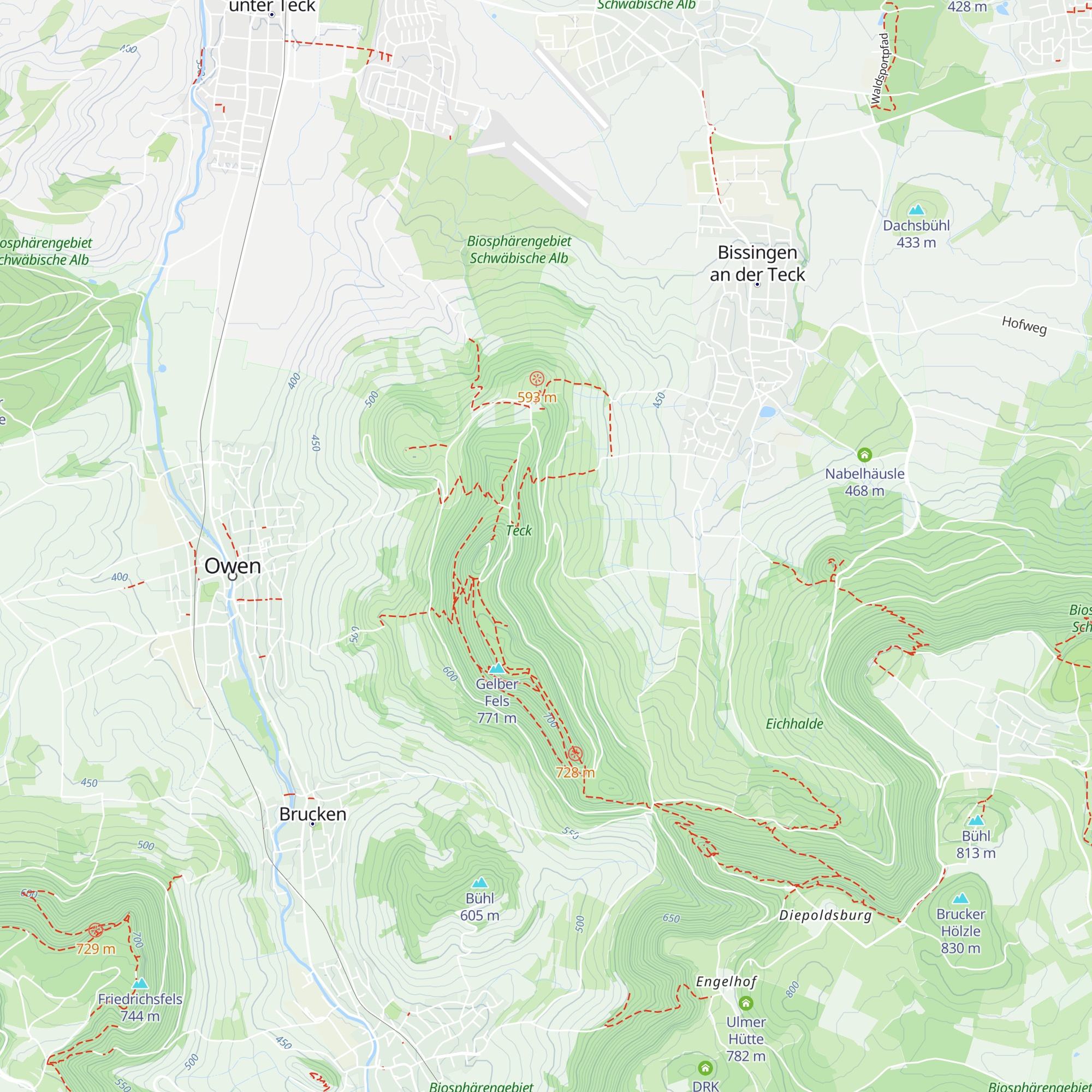 Teckberghütte map