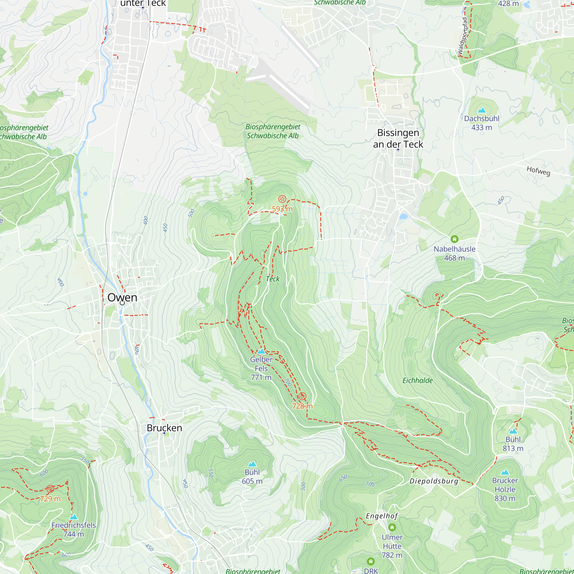 Teckberghütte map