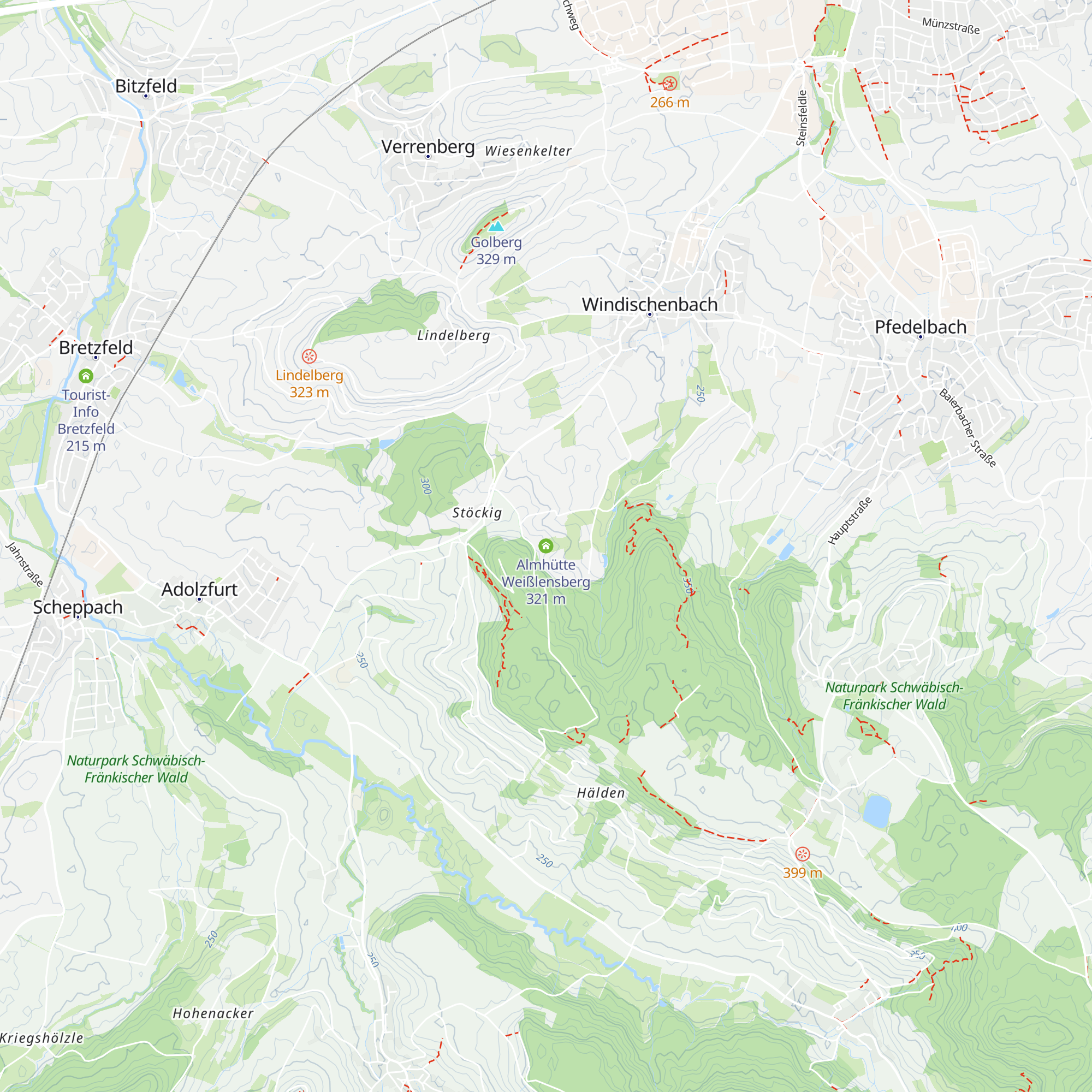 Almhütte Weißlensberg map