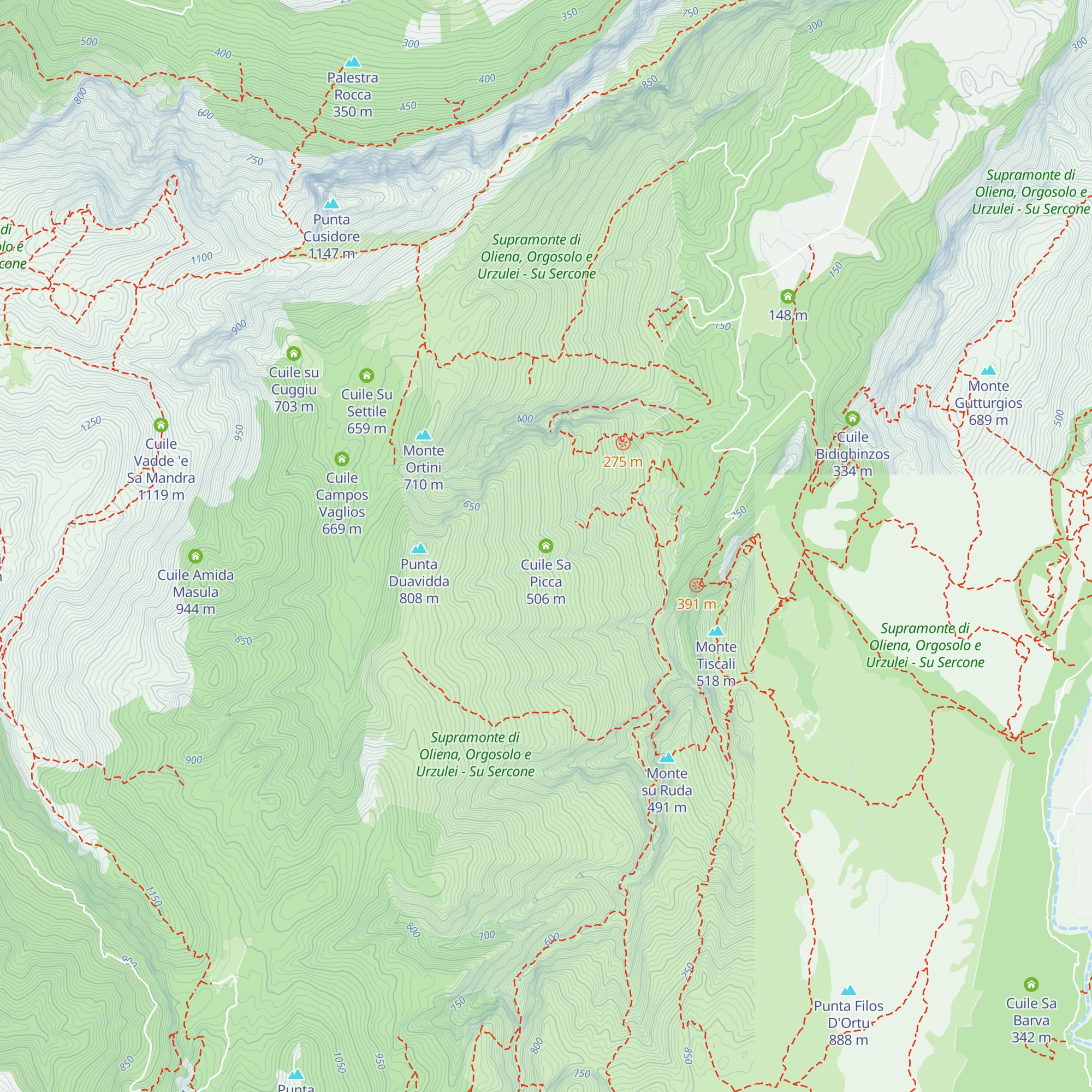 Cuile Sa Picca map