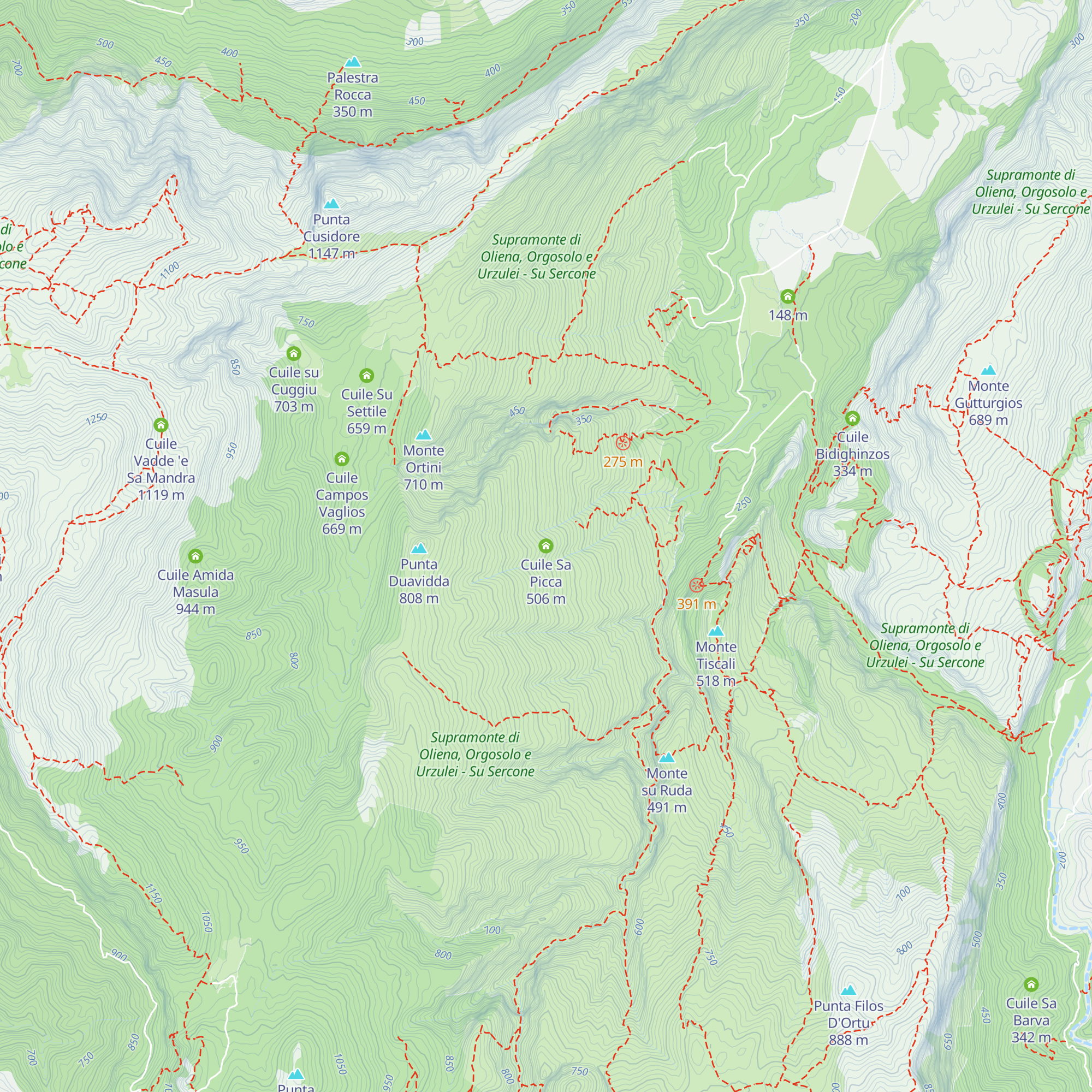 Cuile Sa Picca map