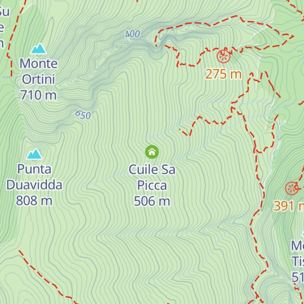 Map of Cuile Sa Picca