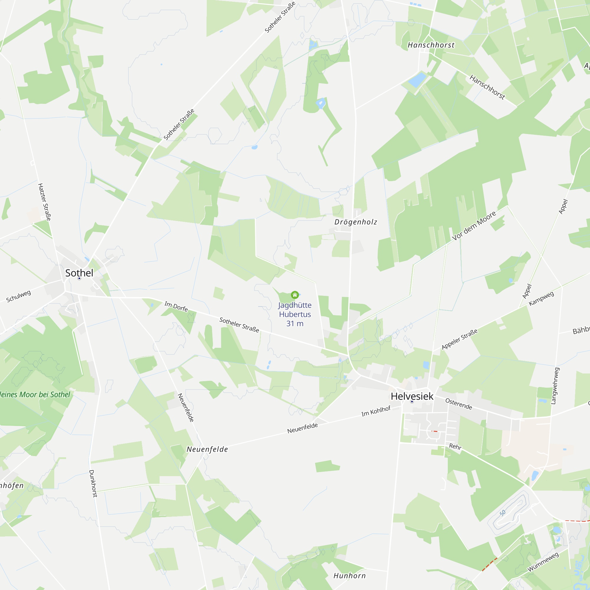 Jagdhütte Hubertus map