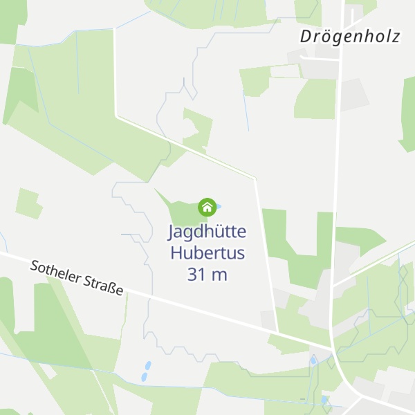 Map of Jagdhütte Hubertus