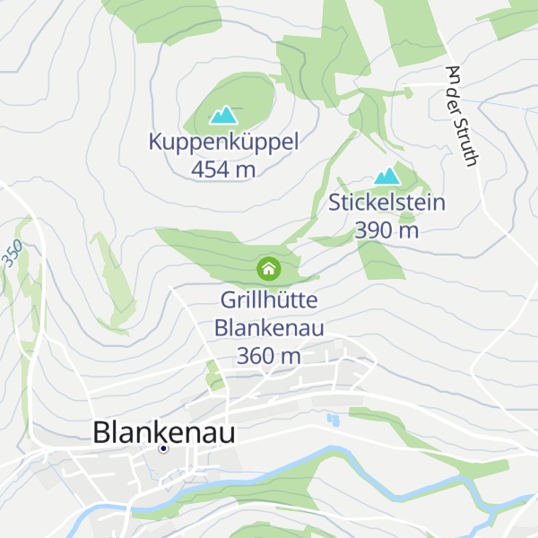 Map of Grillhütte Blankenau