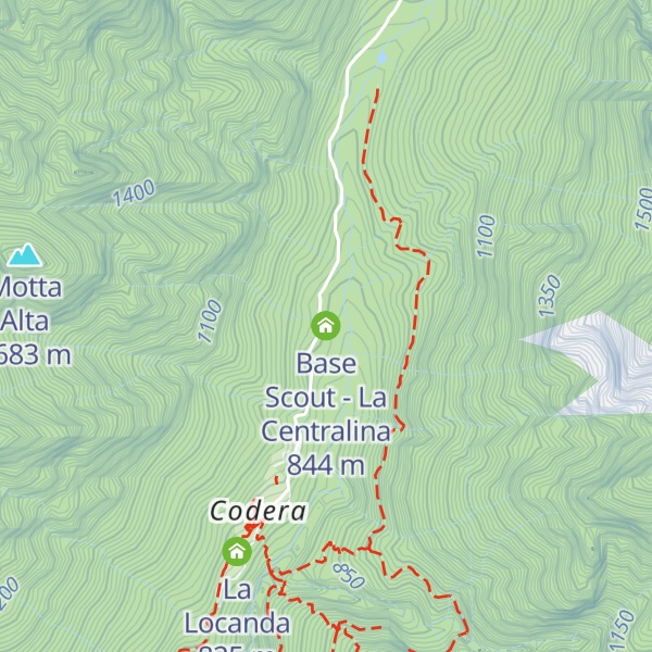 Map of Base Scout - La Centralina
