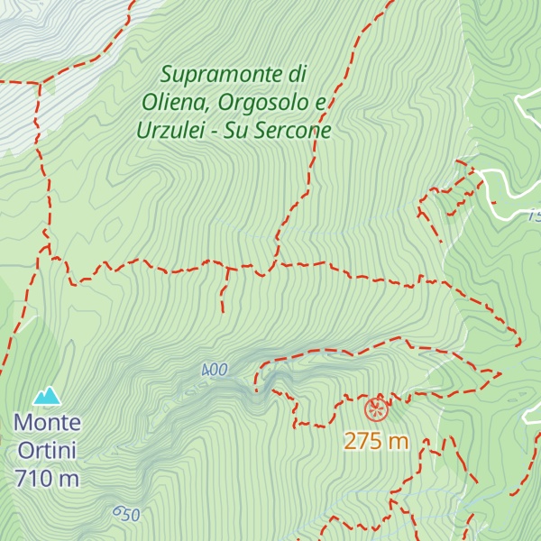 Map of Cuile S'Uscradu