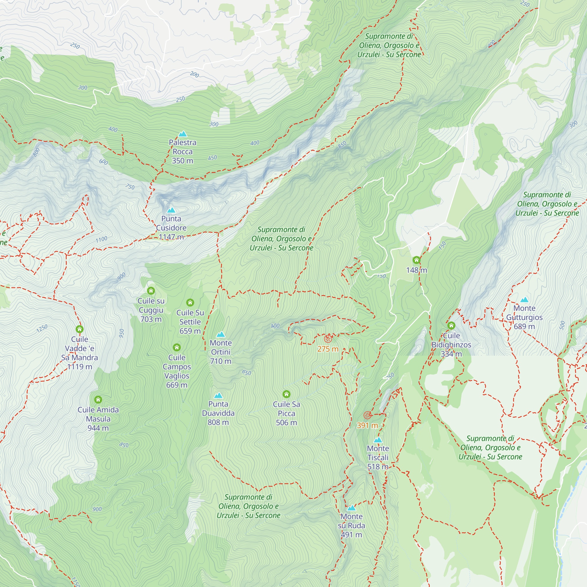 Cuile S'Uscradu map