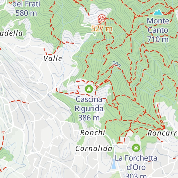 Map of Cascina Rigurida