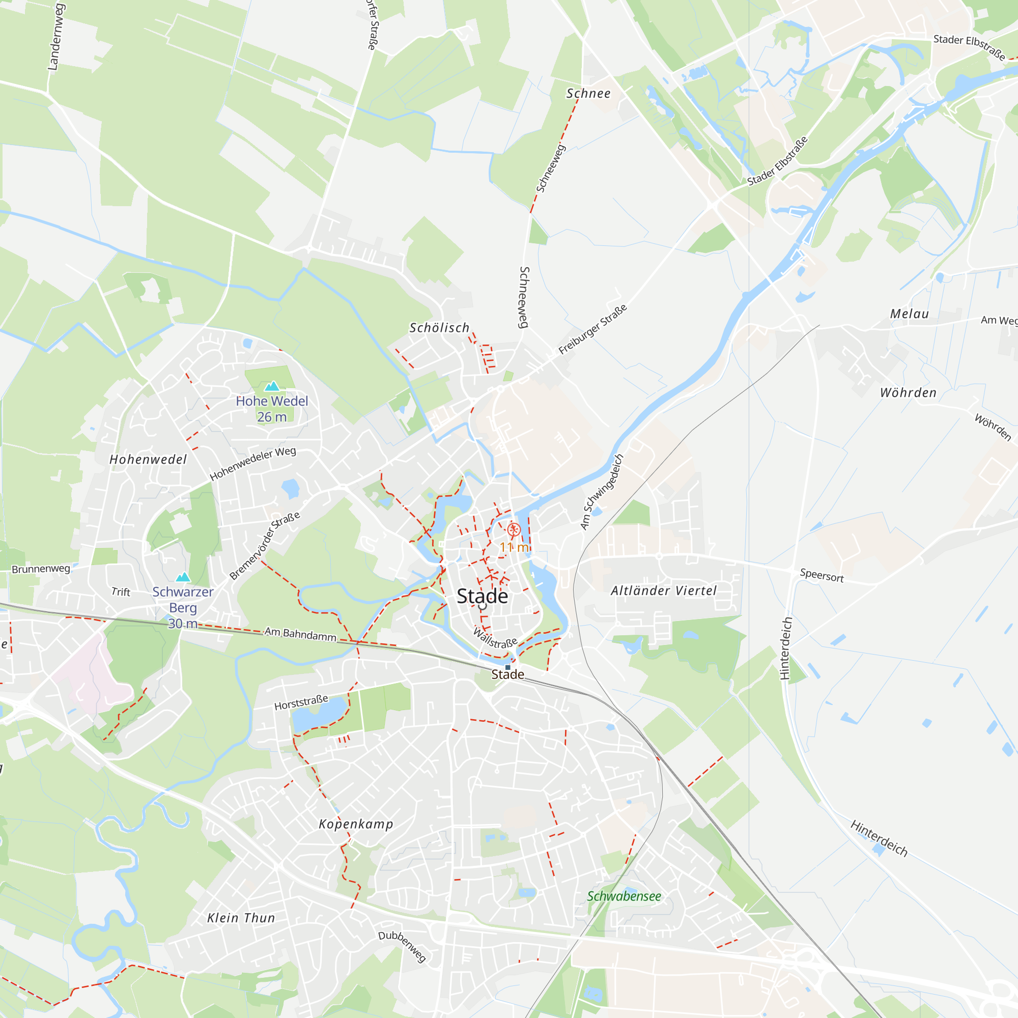 Tourist-Information am Hafen map