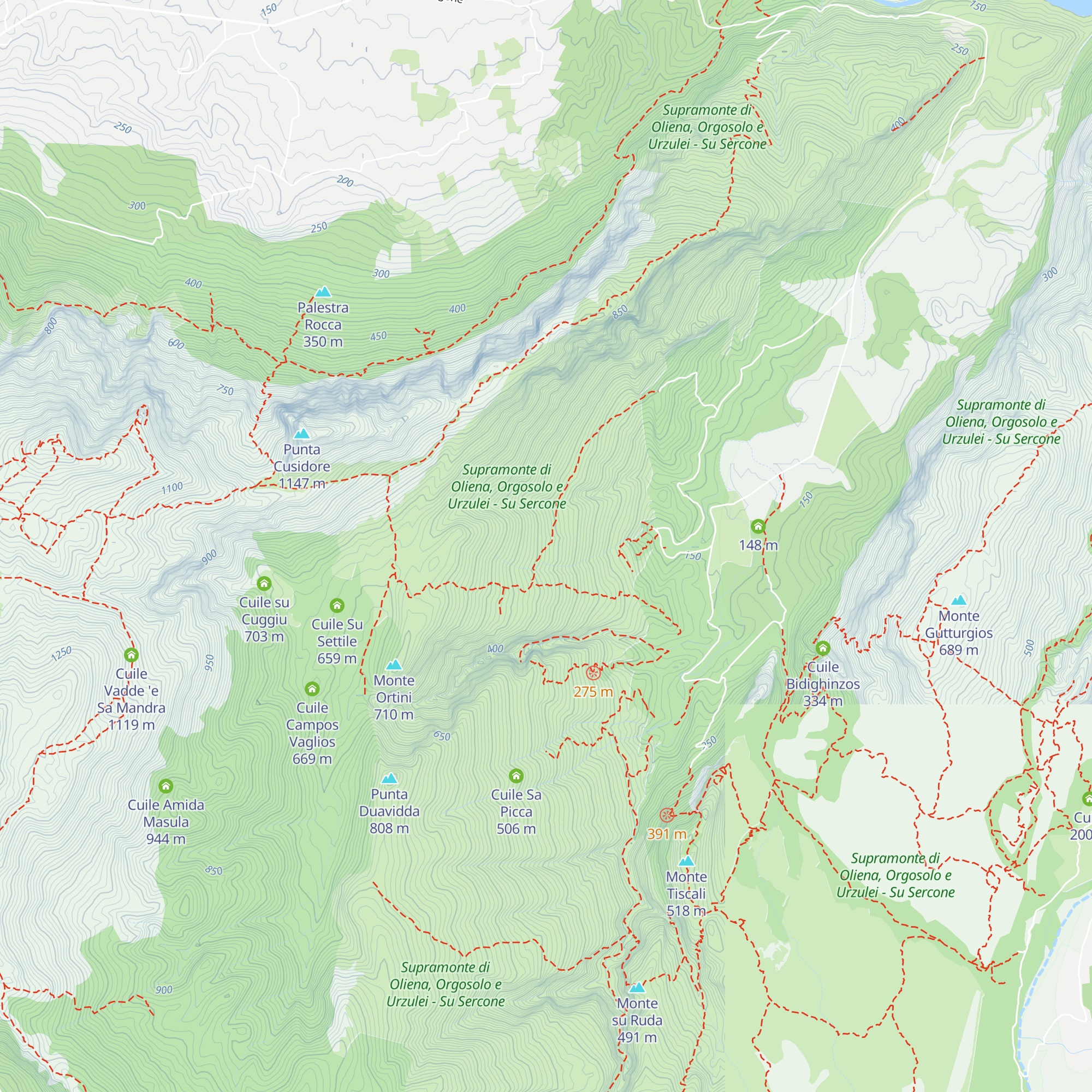 Cuile Su Vicu II map