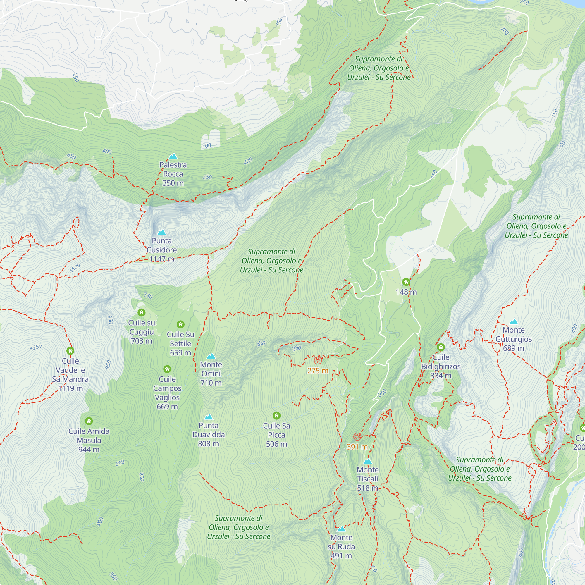 Cuile Su Vicu II map