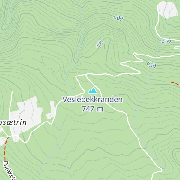 Map of Nonshaugen