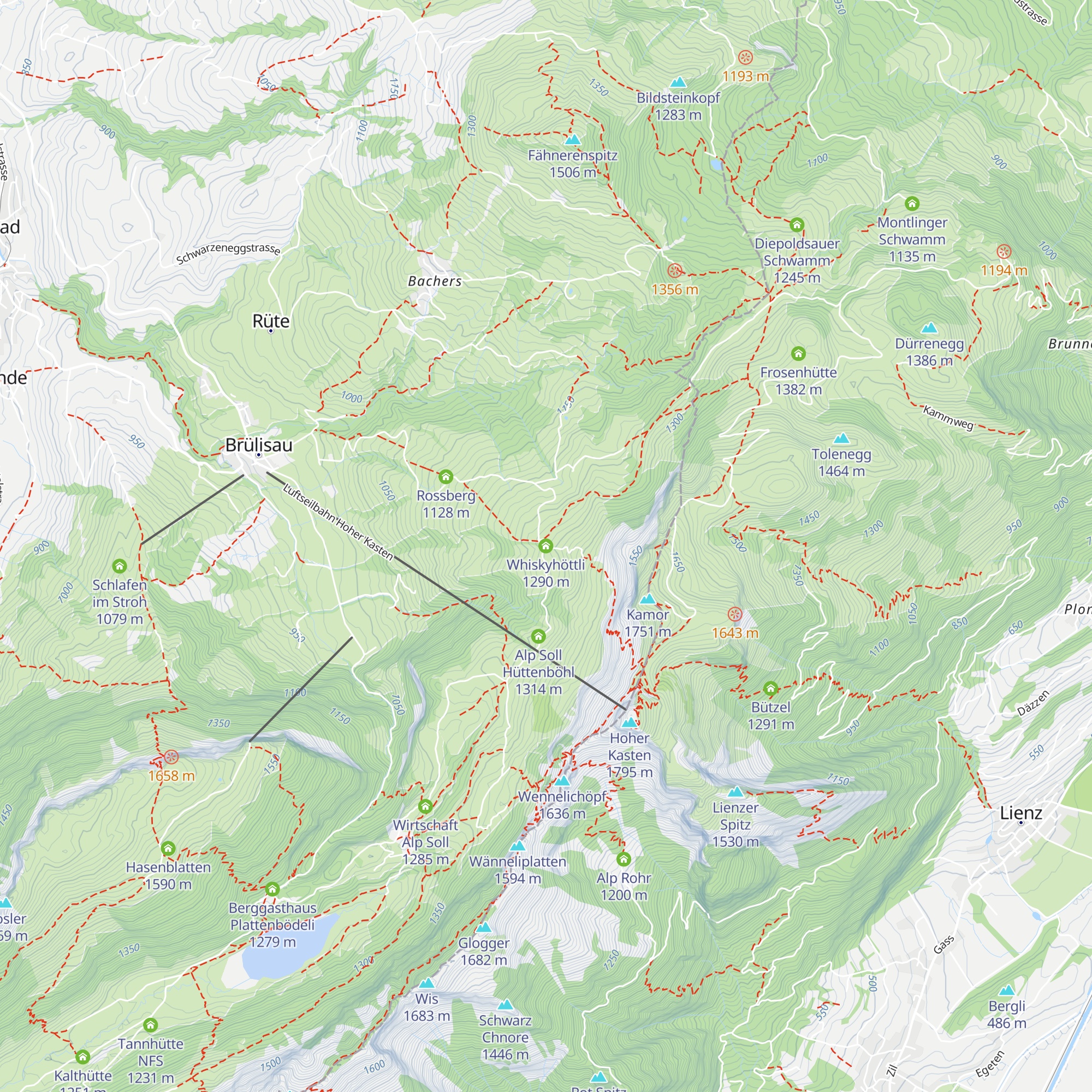 Whiskyhöttli map