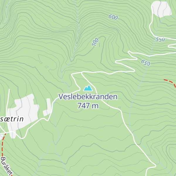 Map of Veslebekkranden