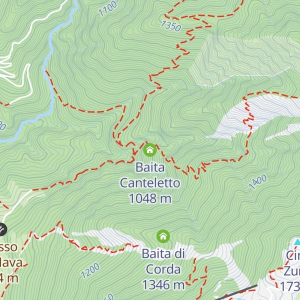 Map of Baita Canteletto
