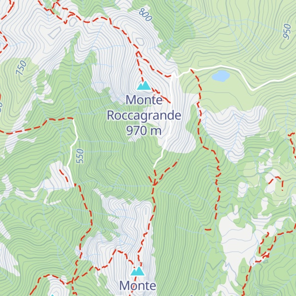 Map of Rifugio Treggin Roccagrande