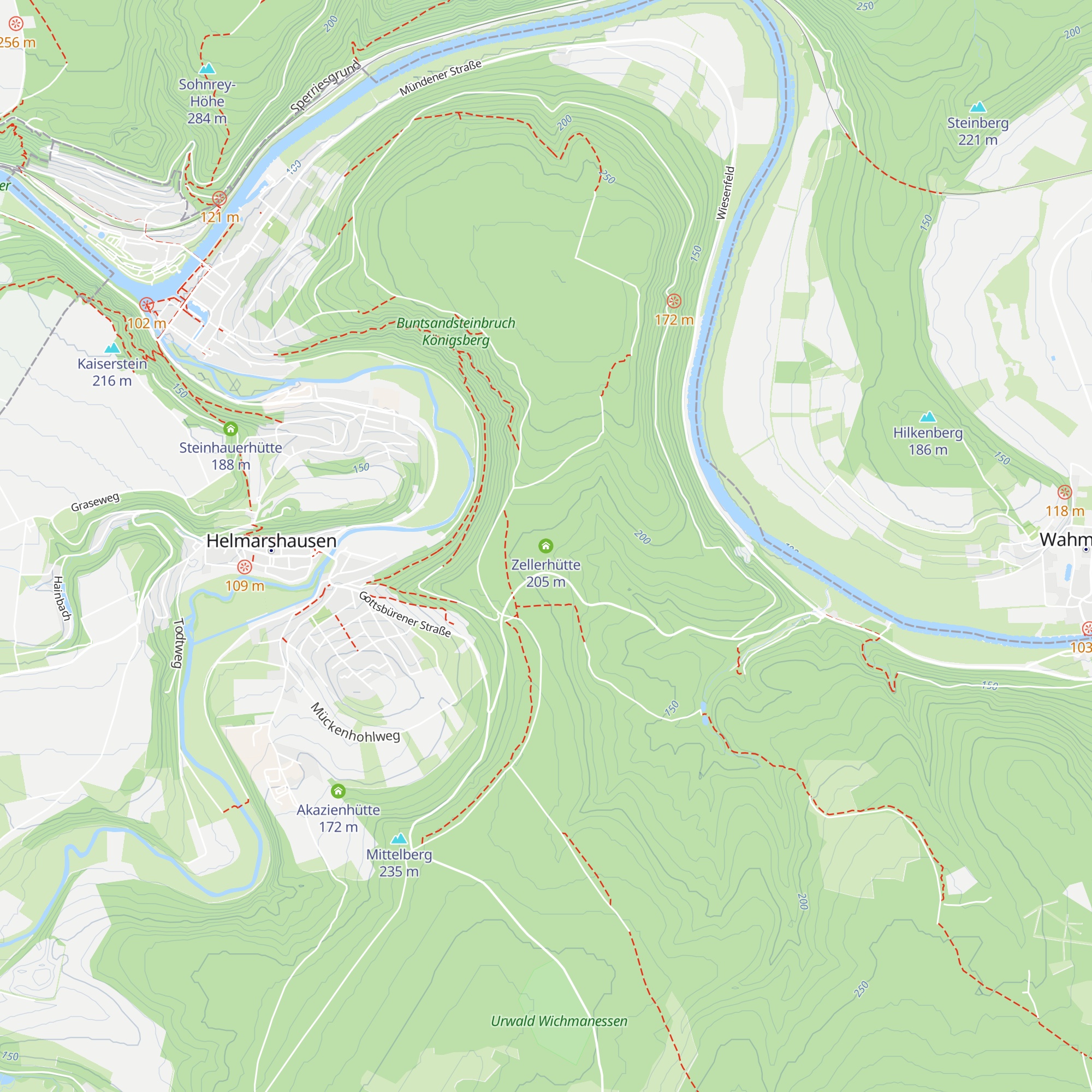 Zellerhütte map