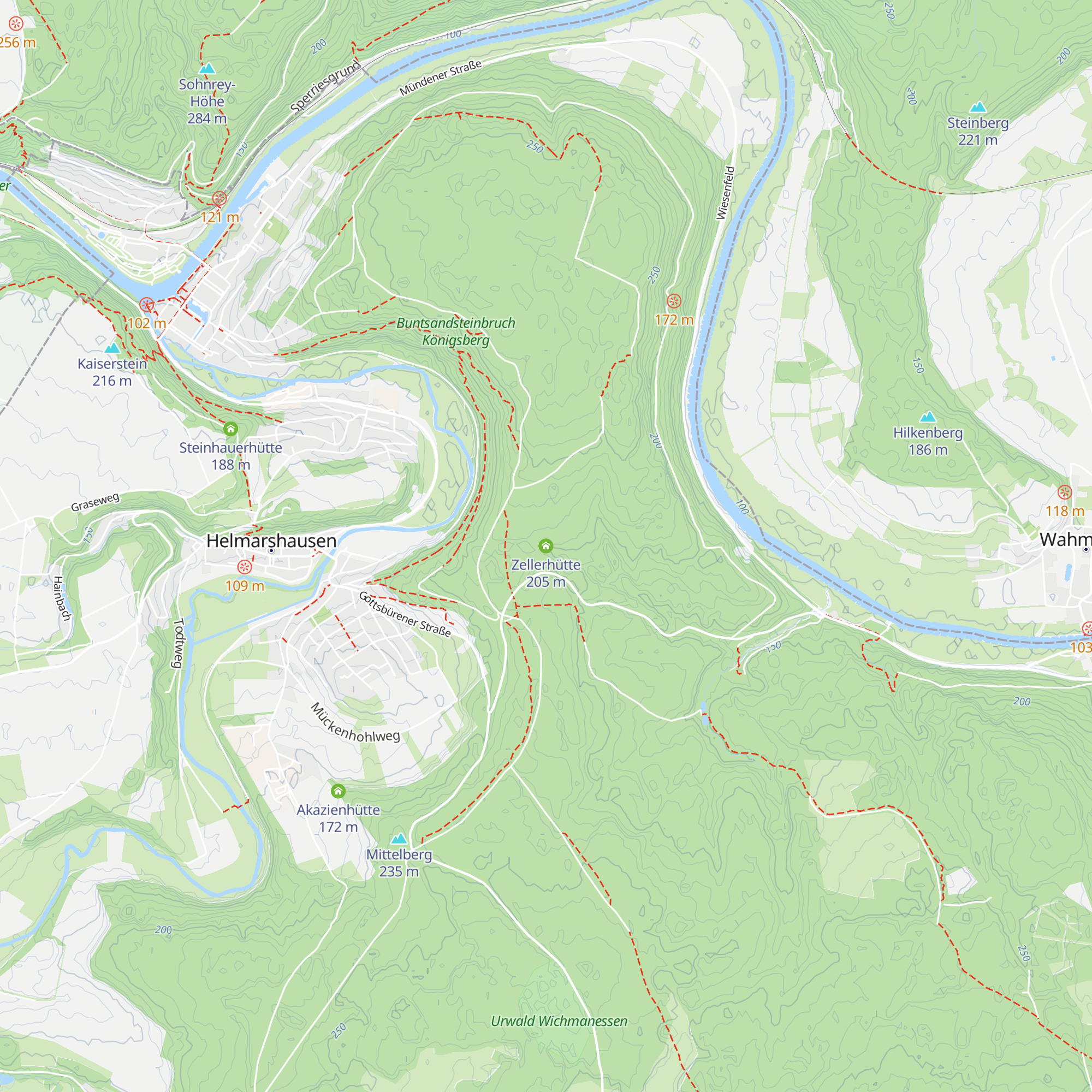 Zellerhütte map